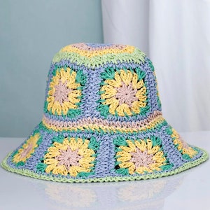 Summer Hats for Women. Panama Straw Hat. Wide Wave Brim Folded Crochet Hats. Holiday Raffia Cap. Visors Hat. Sun and Beach Hats.