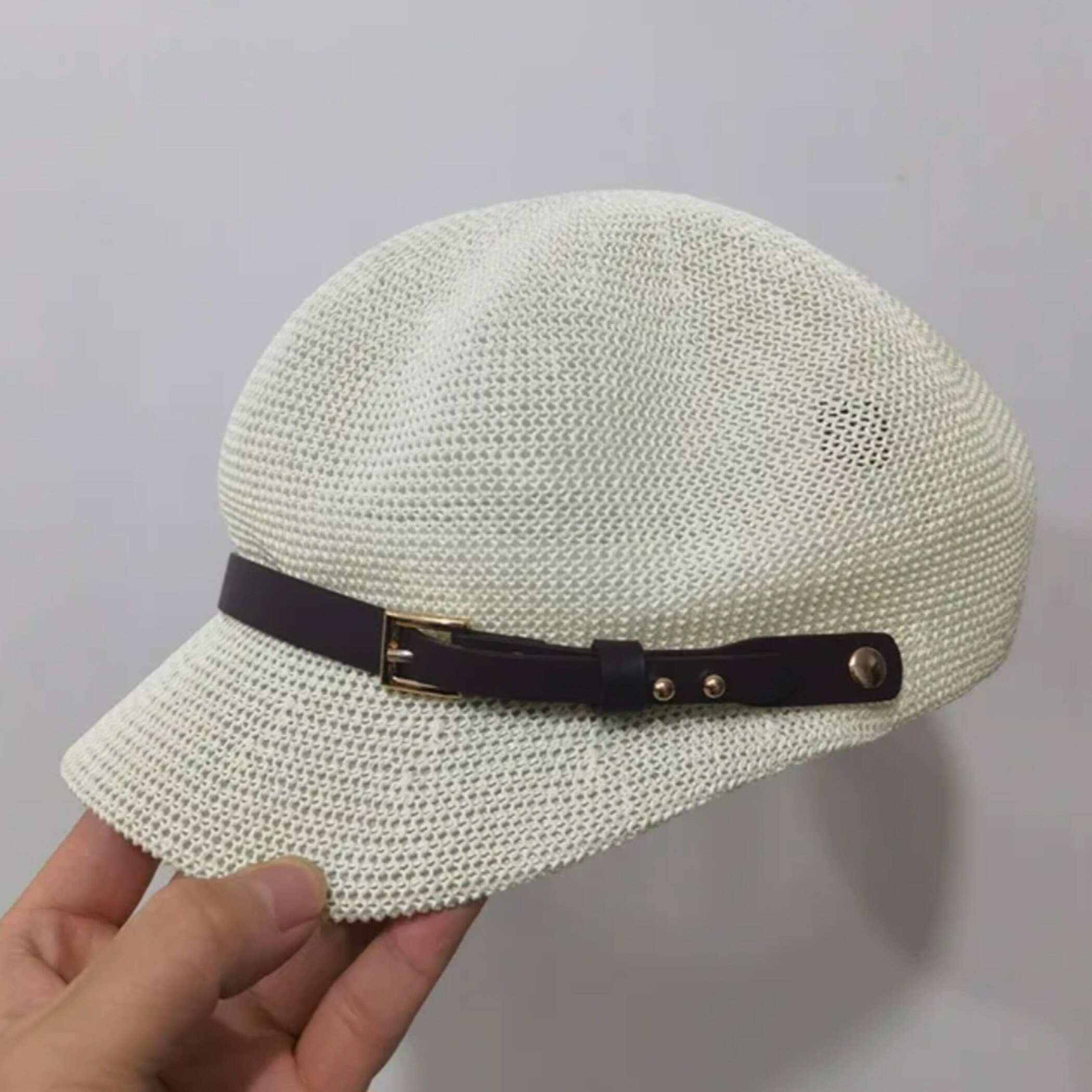 Casquette Plate En Lin - Style Gatsby - Unisexe - Circonférence 58cm - Parfait Pour été Et Plein Air