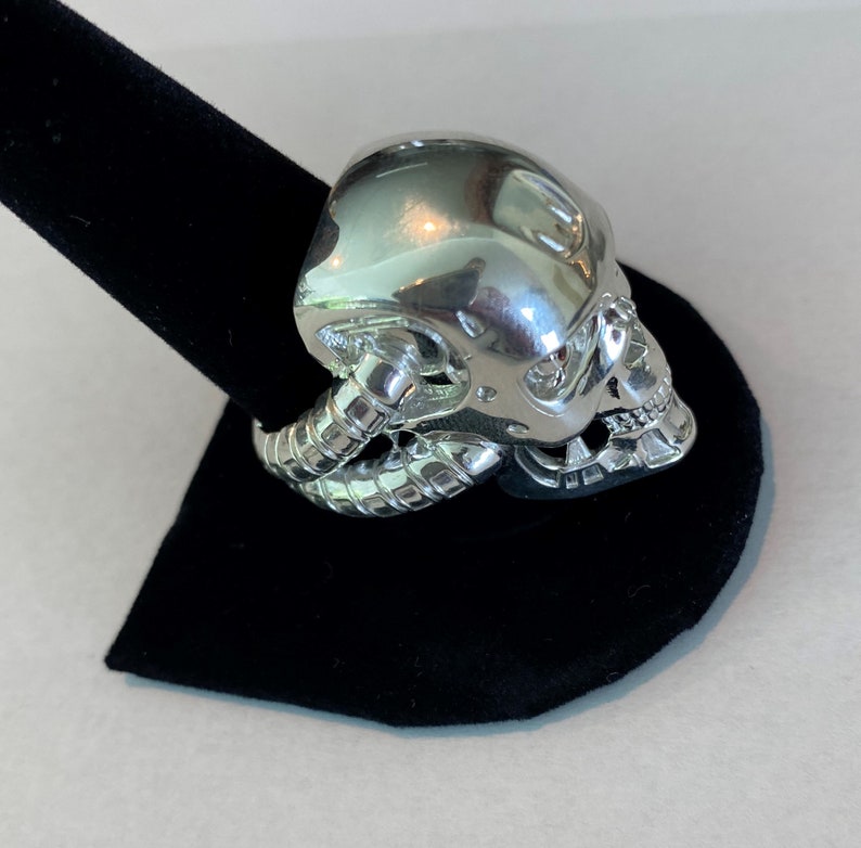 Termintor Rings Terminator Skull Ring in 925 Silver, Made and Cast in USA - Etsy Canada