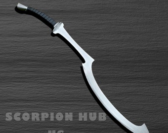 Handmade Khopesh Egyptian Sword | Steel Handle With Leather Wrap - 28" Inch