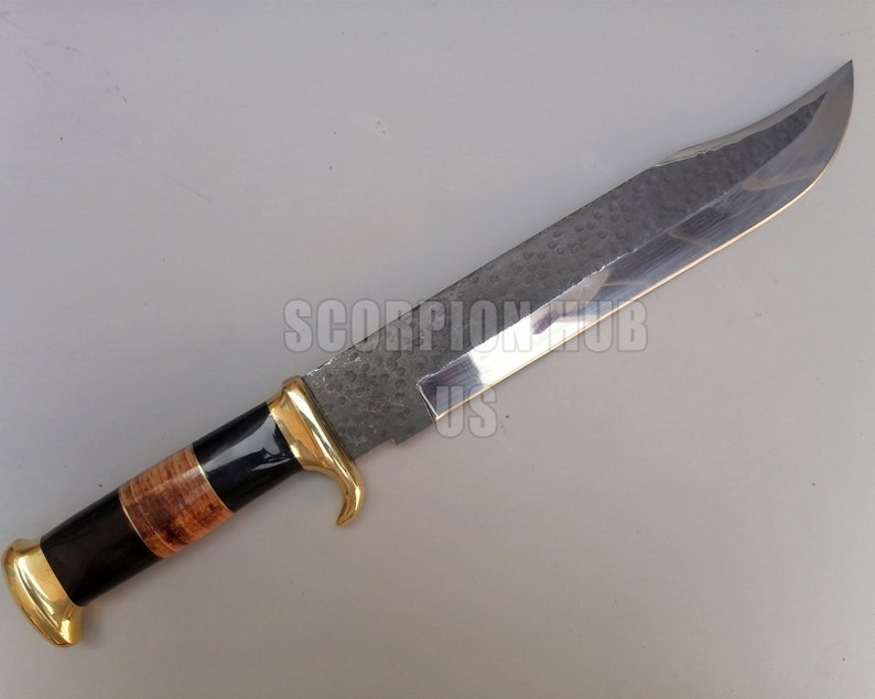 Handmade Crocodile Dundee Bowie Knife / Leather Sheath Etsy