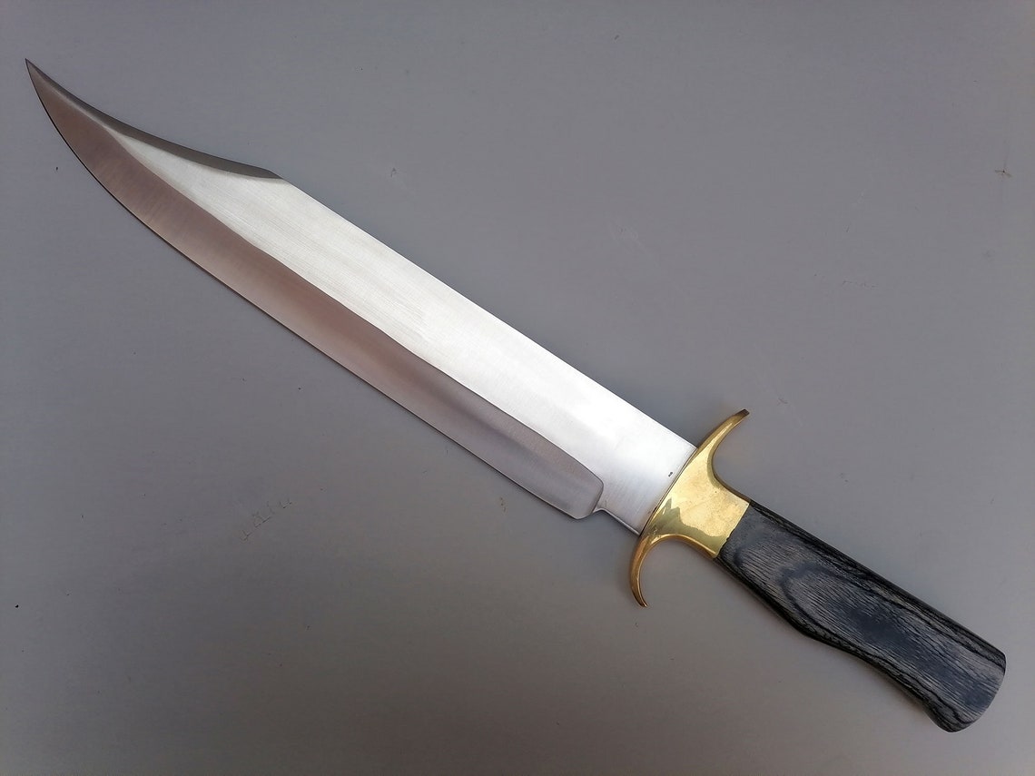 Custom Knife Hunting Knife Camping Fixed Blade Bowie Knife Etsy