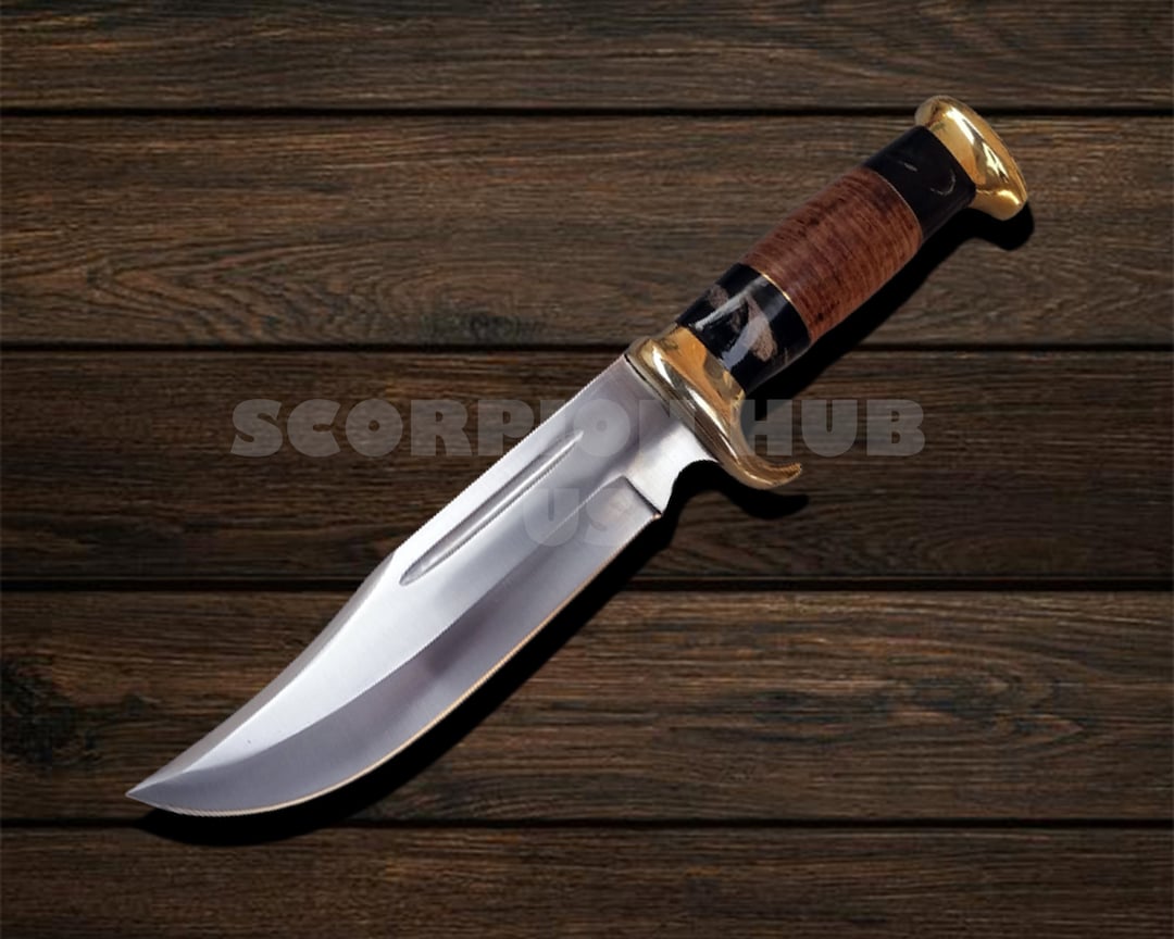 Bowie Knife Handmade Crocodile Dundee Knife Camping Knife Etsy