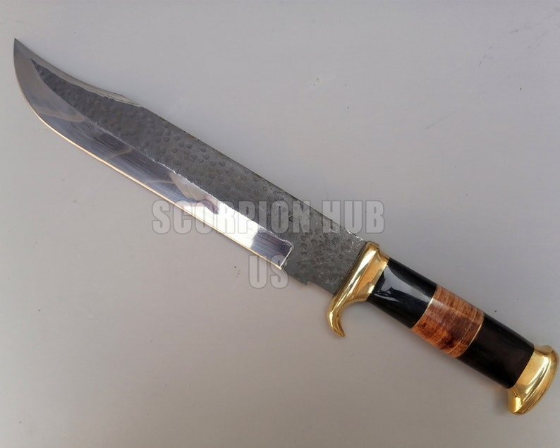 Handmade Crocodile Dundee Bowie Knife / Leather Sheath Etsy