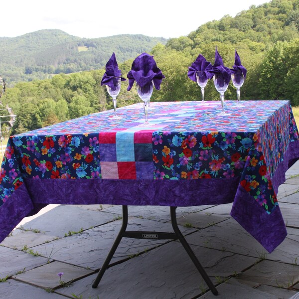 Quilted Tablecloth Etsy