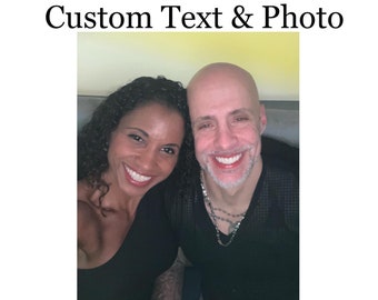 Testo personalizzato e la tua immagine Ricordi di famiglia Regalo perfetto per lei Lui Occasioni speciali Disegni personalizzati unici PNG JPG Taglio Sublimazione