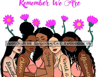 Grupo de mujeres diferentes étnicas juntas amándose unas a otras Mujer Igualdad Melanina caucásica JPG PNG Diseños Cricut Silueta Corte Corte