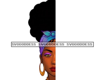 Download Half Face Svg Etsy