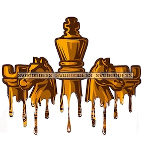 Chess Board Game Strategy King Queen Play Competition Chessboard Move Dripping  Plan Isolated  JPG PNG Clipart Cricut Silhouette Cutting