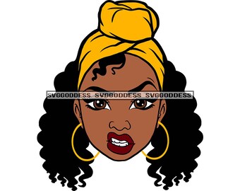 Download Afro Face Svg Etsy