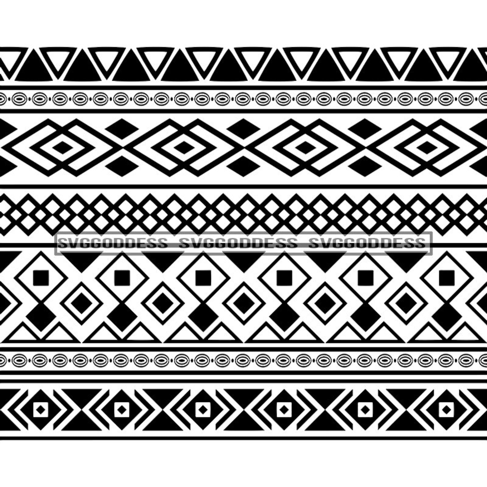 Kente African Print Horizontal Pattern Folklore Culture Etsy UK