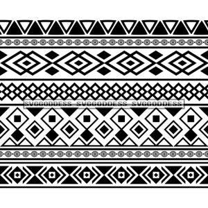 May include: Black and white geometric pattern with repeating triangles, diamonds, and circles. The pattern is seamless and can be used for a variety of design projects.
