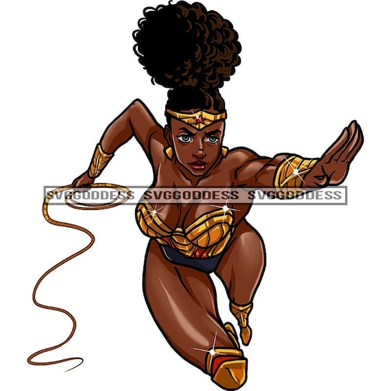 Afro Woman Super Power Cartoon Character Strong Body Suit - Etsy Ireland Afro Woman Super Power Cartoon Character Strong Body Suit - Etsy Ireland