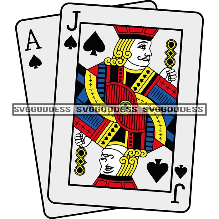 King Queen Jack Ace Spade Nail Art Decal Sticker - Nailodia