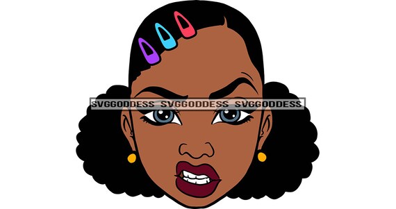 Afro girl earrings shop