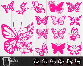 Download Red Butterfly Svg Etsy