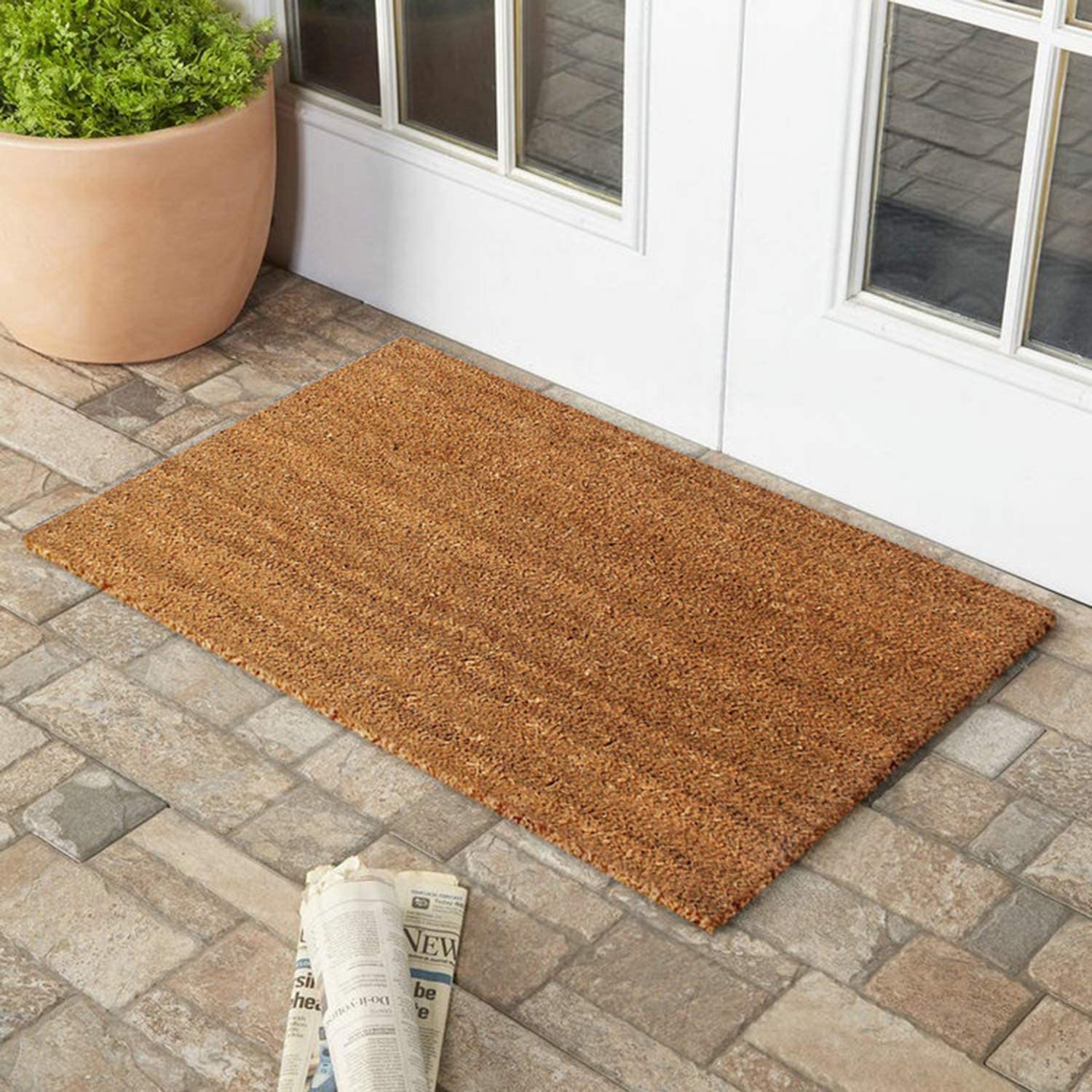 Bundle - 2 Pack Door Mats - Extra Durable Door Mat 30x18 - Welcome Mats -  Door Mats-Outdoor - Heavy Duty Front Door Mat-Outdoor Mat