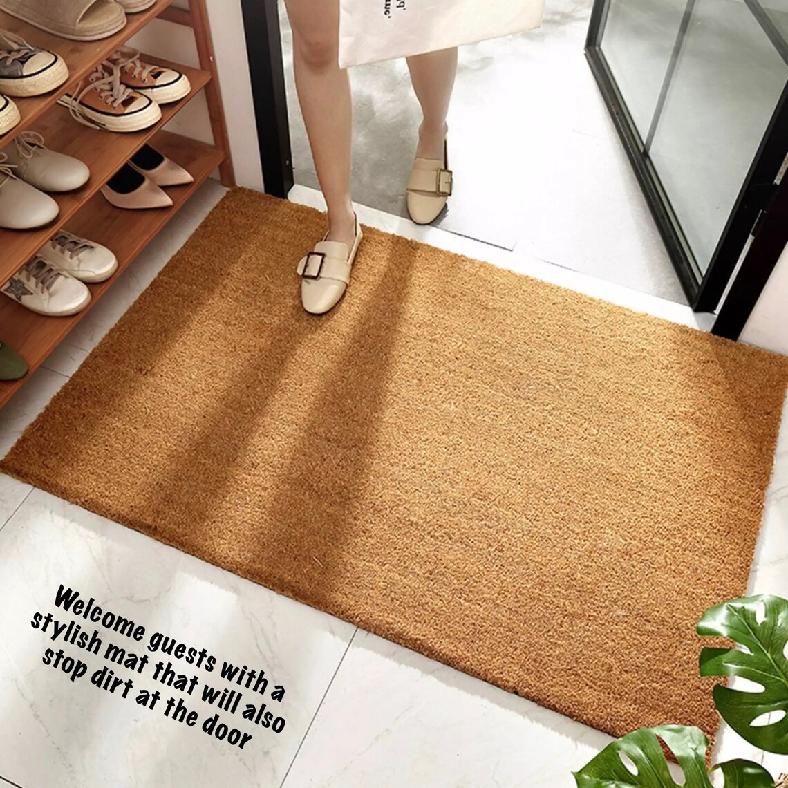Blank Entrance Coir Doormat Housewarming Gift Custom Etsy