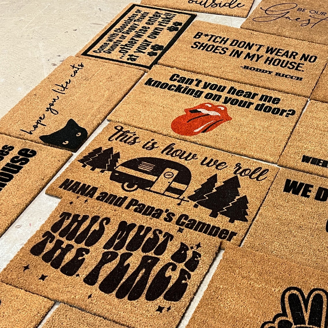 Blank Entrance Coir Doormat Housewarming Gift Custom Etsy