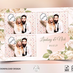 Photobooth Template, Hochzeit Photobooth Template, Hochzeit Photobooth Template, Sweet Sixteen, Sweet 16, Bridal Shower, 4x6, Postkarte