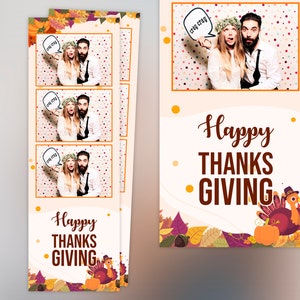Thanksgiving Photo Booth Template Fall Photo Booth Template - Etsy