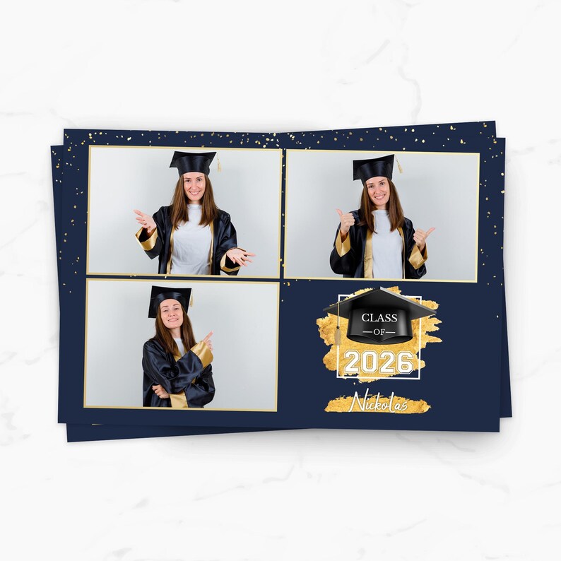 Photo Booth Template, Class of Photobooth Template, 4x6 Overlay ...