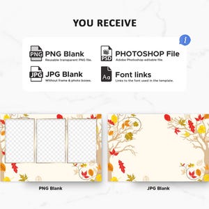 Template Photo Booth, Fall Photo Booth Template, Autumn Photobooth ...