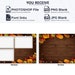 Template Photo Booth, Fall Photo Booth Template, Autumn Photobooth ...