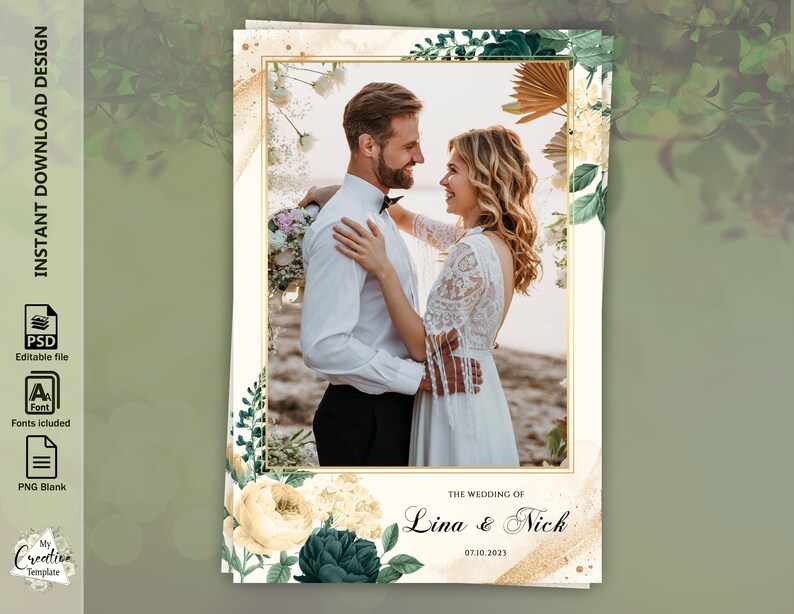 Wedding Photo Booth Template Vintage Photo Booth Template - Etsy