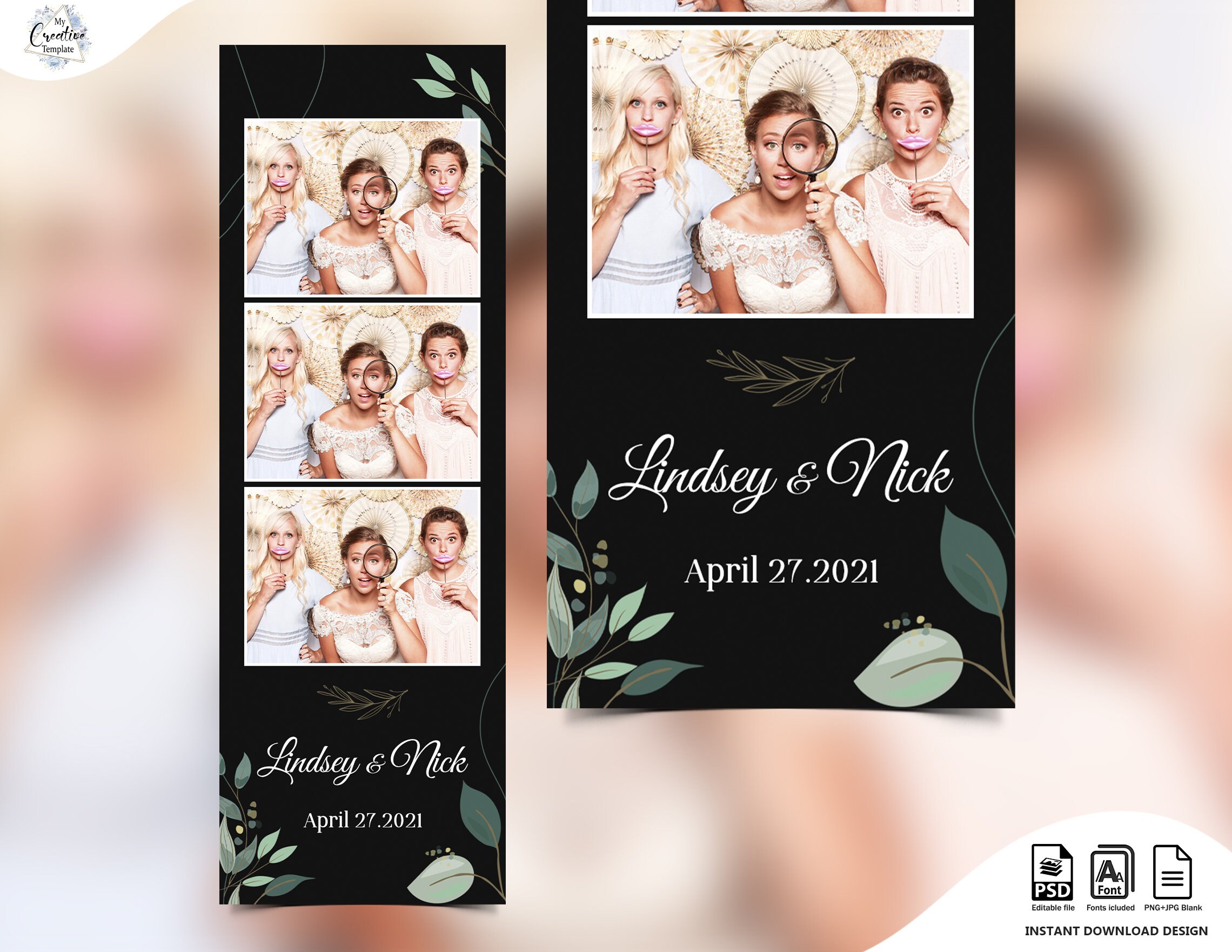  Elegant Wedding Photo Booth Template 