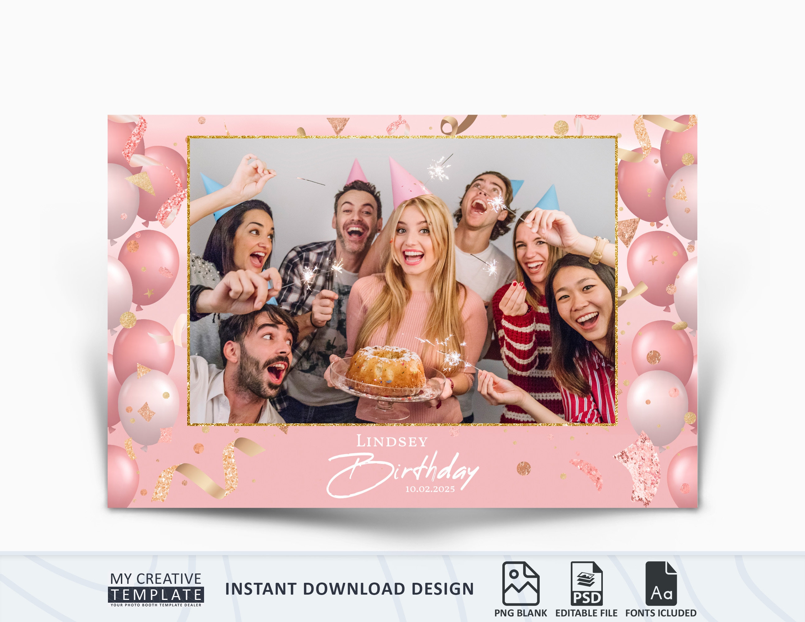 20 PCS CARTELLI Per Cabine Fotografiche Di Compleanno Torta Suite EUR