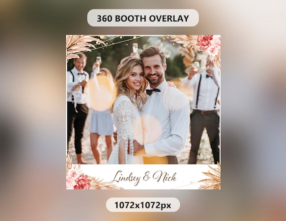 360 Photo Booth Overlay for Wedding Wedding 360 Photobooth 