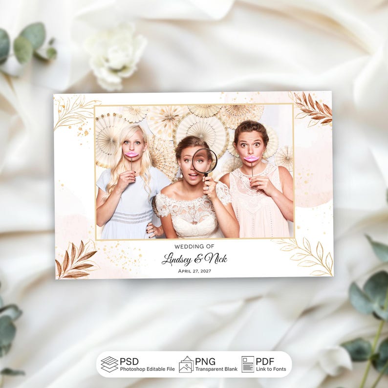 Wedding Photobooth Template