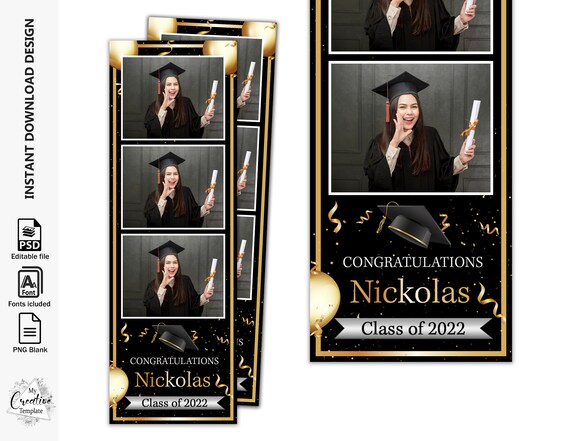 Graduation Photo Booth Template Graduation Photobooth -  Portugal