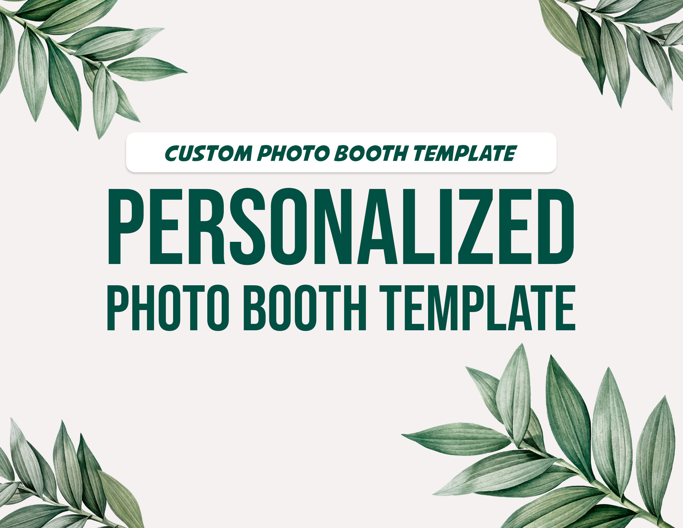 Editable Booth Design Custom Photo Booth Template Design Custom Digital Photobooth - Etsy