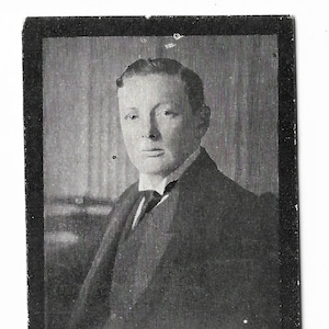 Antike 1901 Winston Churchill Sammelkarte. Nicht-sportliche Sammelkarte, antikes Sammlerstück des britischen Geschichtspremierpreminer WWII
