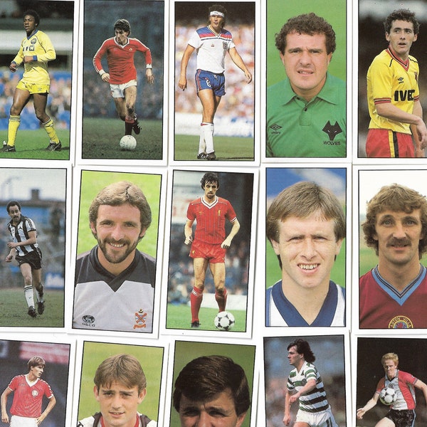 Football 1983-4 Season - Complete Set of 50 Football Cards Issued by Geo Bassett, 1983. Sports Cards sportscards soccer rare investment gift