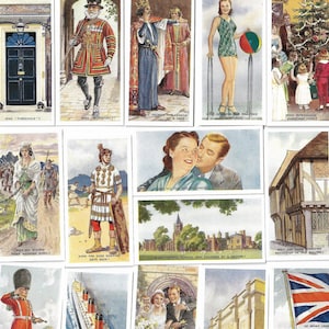 50 Vintage Zigarettenkarten - Weißt du schon? Charmante Fact Cards aus dem Jahr 1939. Carreras. Tabakkarten Handel Trivia Quiz Quizzing Geschenk