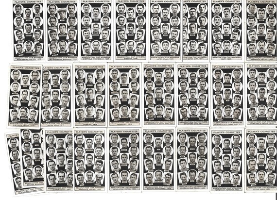 50 Vintage Cigarette Cards