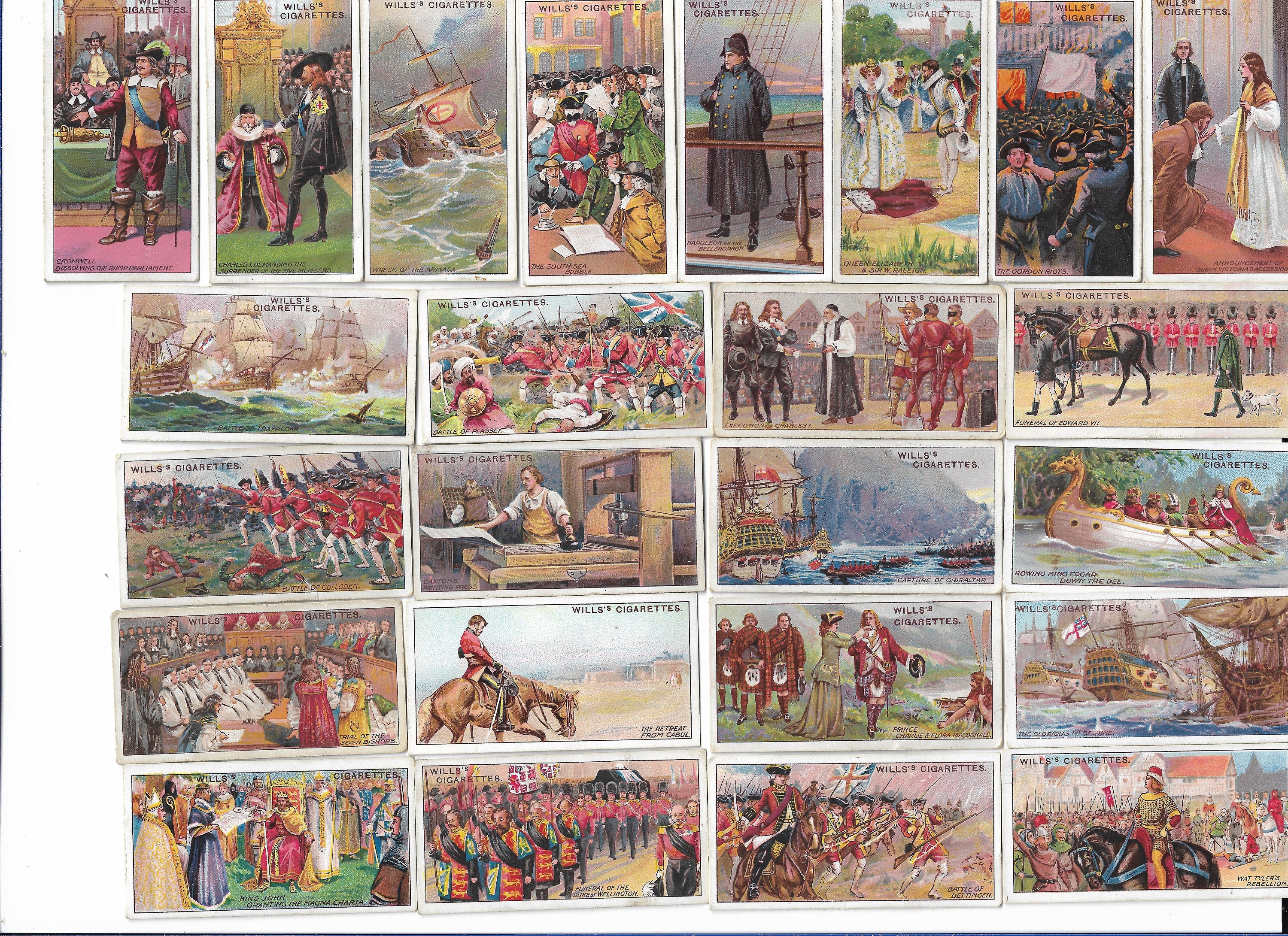 50 Vintage Cigarette Cards