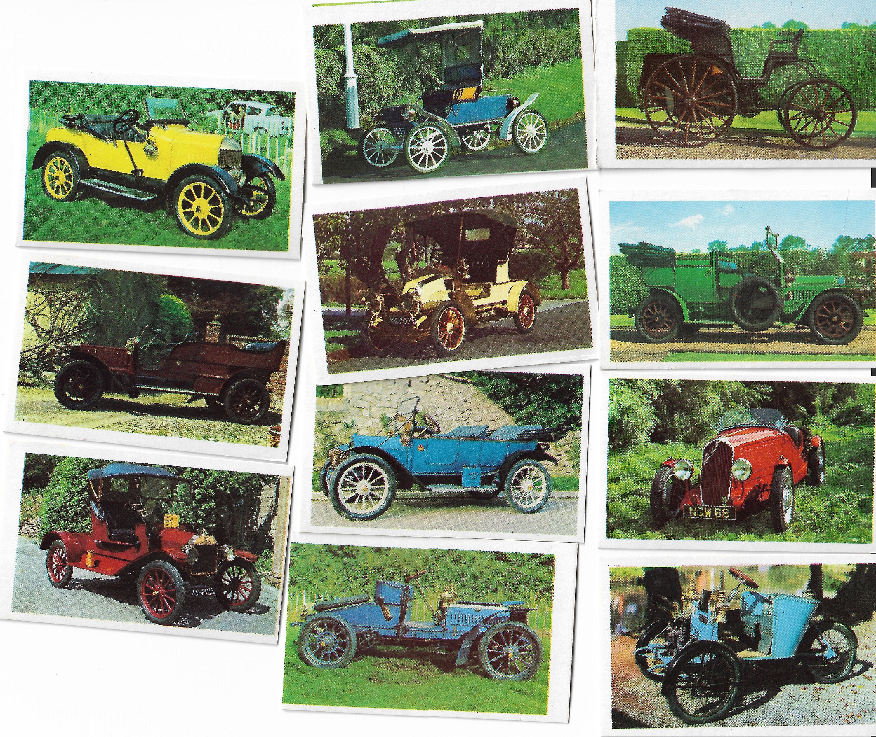 Veteran and Vintage Cars - Complete Set of 30 Trade Cards Veteran and Vintage Cars - Complete Set of 30 Trade Cards