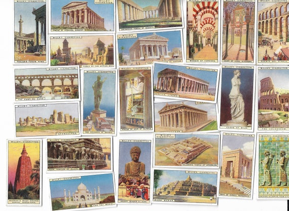 reproduction cigarette cards 50 Vintage Cigarette Cards