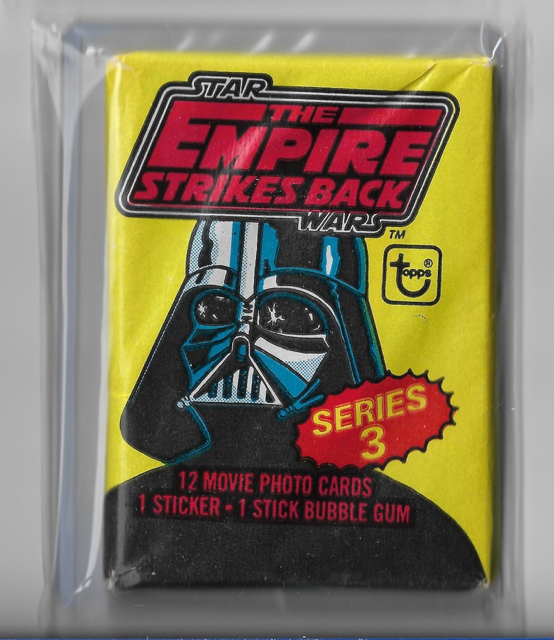unopened star wars cards