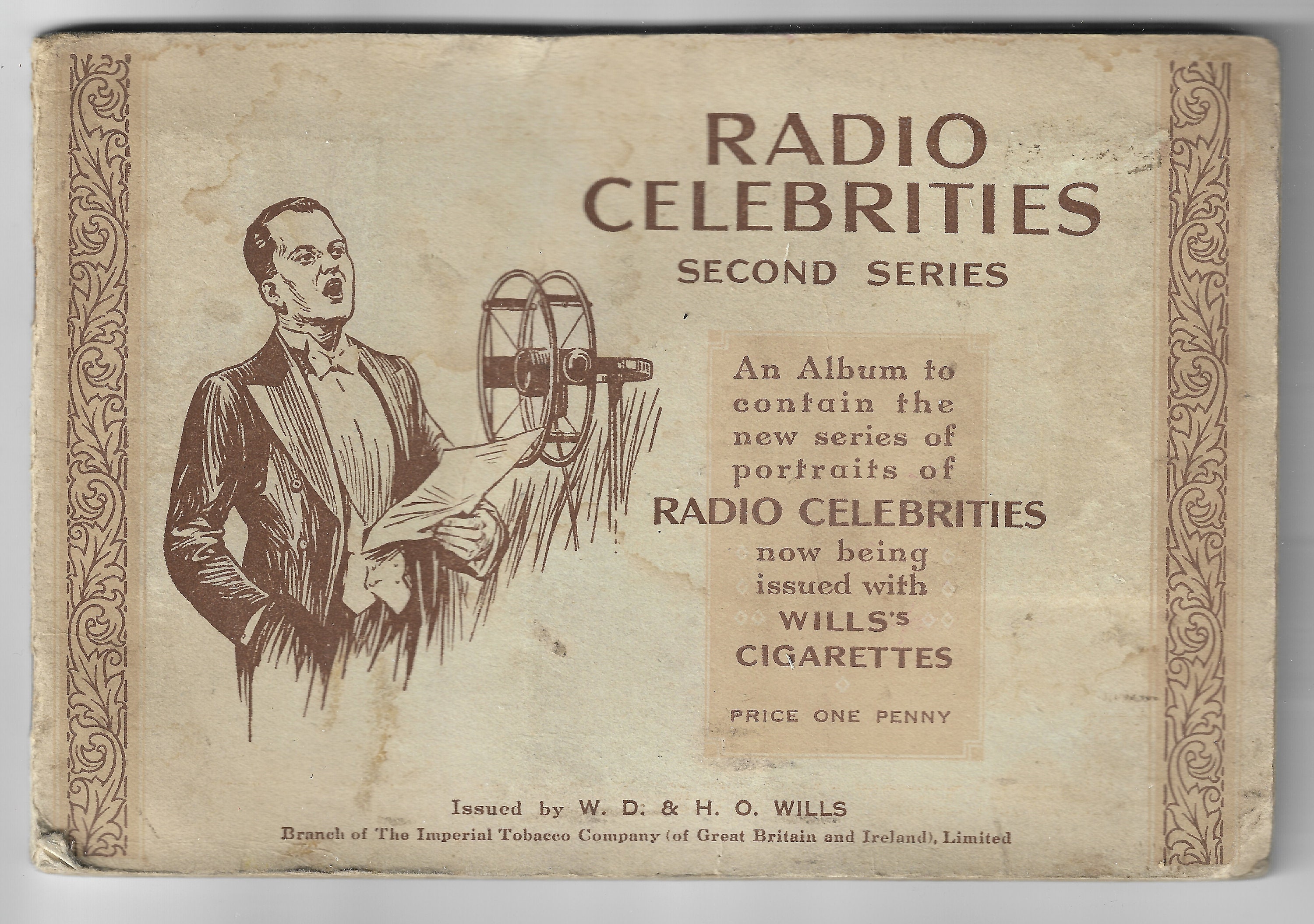 radio celebrities cigarette cards Radio Celebrities Second Series