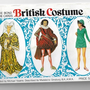 Britisches Kostüm - Brooke Bond Teekartenalbum. Komplett mit allen eingeklebten Karten (1967)