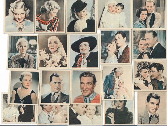 48 Vintage Cigarette Cards