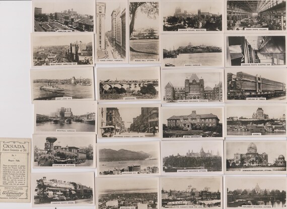 westminster tobacco cards Buy 36 Vintage Cigarette Cards - Canada (1st). 1926. Full Set. Westminster  Tobacco Co. Real Photo, History, Canadian, Antique, Gift Online in India