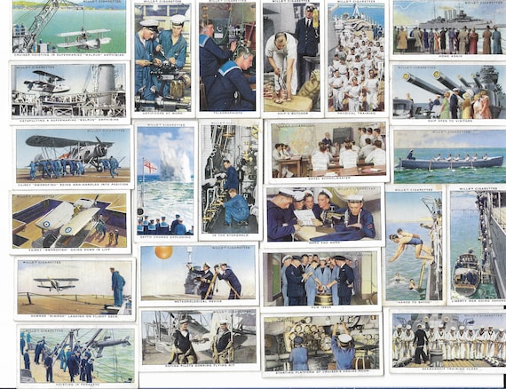 50 Vintage Cigarette Cards