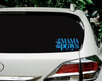 Vinyldekal This Mama Prays