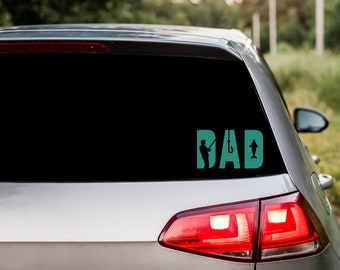 Dad Fishing Vinyl Decal